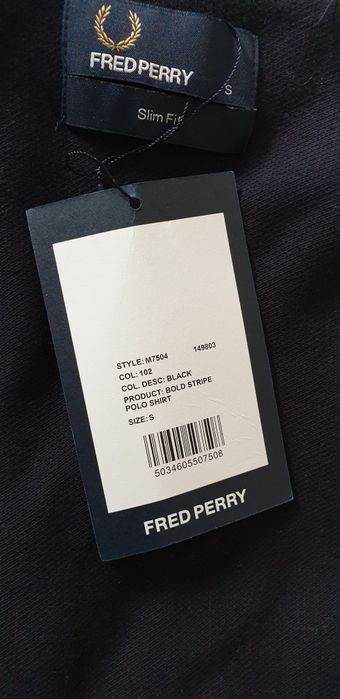 Fred Perry Pique Cotton Slim Fit Mens Size S НОВО! ОРИГИНАЛ! Мъжка Тен