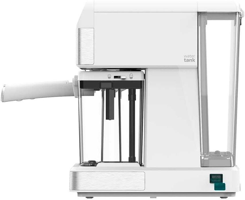 Полуавтоматична кафемашина Cecotec Power Instant-ccino Touch Bianca Series, резервоар за мляко, сензорен контролен панел, 20 бара, термоблок, 1350W