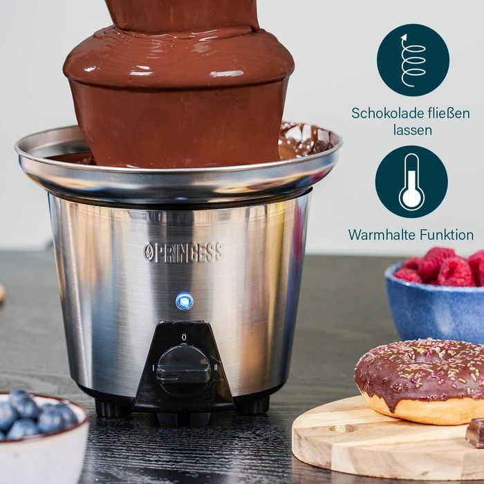 Шоколадов Фондю Princess - 3 нива. поддържане на топлината, 0,7 л, 90W
