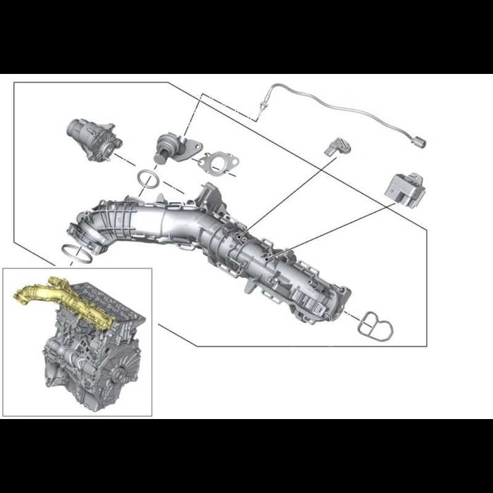 тапа вихрови клапи BMW  BMW 1.5D B37 2.0D B47