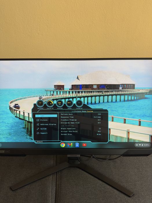 Samsung Odyssey G4 240hz геймърски монитор