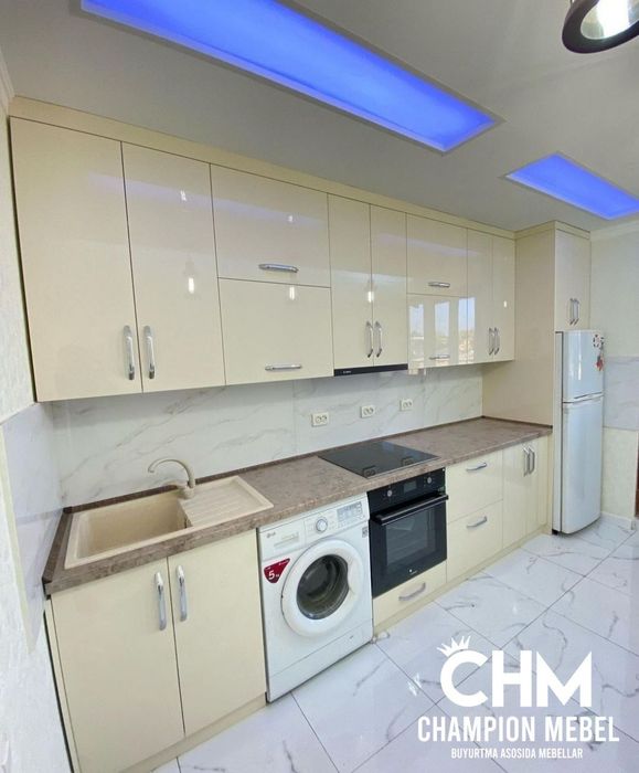 Замонавий ошхона мебеллари Hi tech услубида. Кухонный гарнитур