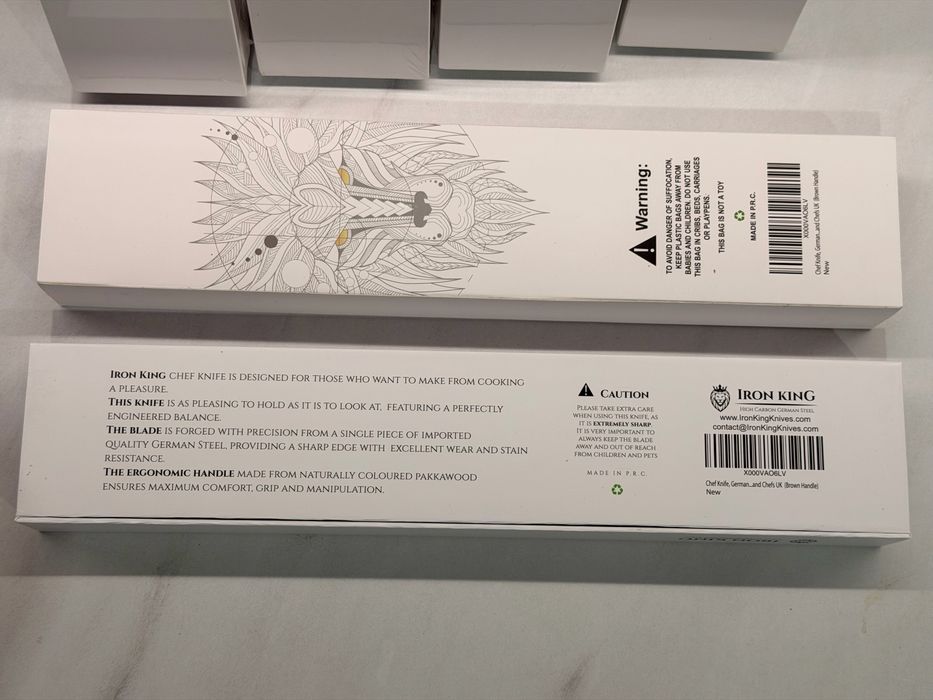 Cuțit de bucătărie, cuțit de bucătar chef. Lamă 20cm.