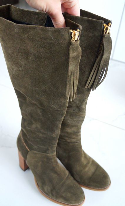 Ботуши GiAnni естествен велур, 39ти номер