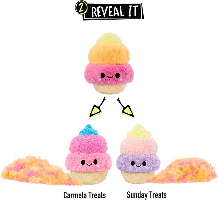 Плюшена играчка MGA Entertainment Fluffie Stuffiez Treats сладолед