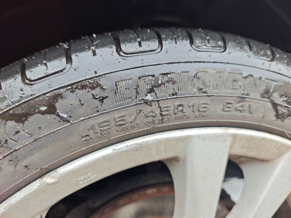 Set Jante  16"  ,4x100 cu anvelope vară