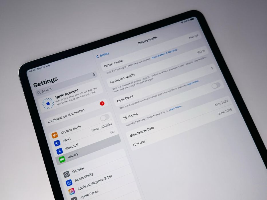 НОВ! Таблет Apple iPad Air 13" M3 2025 256GB WiFi Starlight Гаранция!
