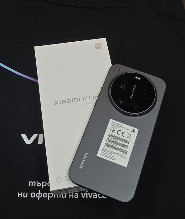 ^^^512GB Xiaomi 17 Ultra 5G Black | Черен Battery Health: 100%
