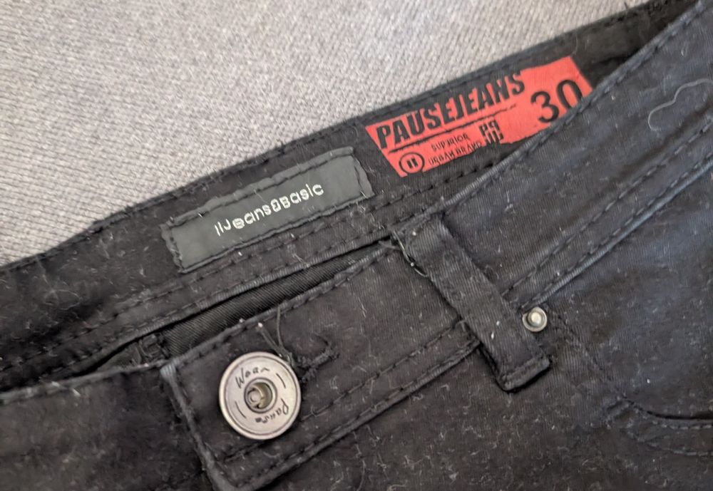 Черни дънки Pause Jeans