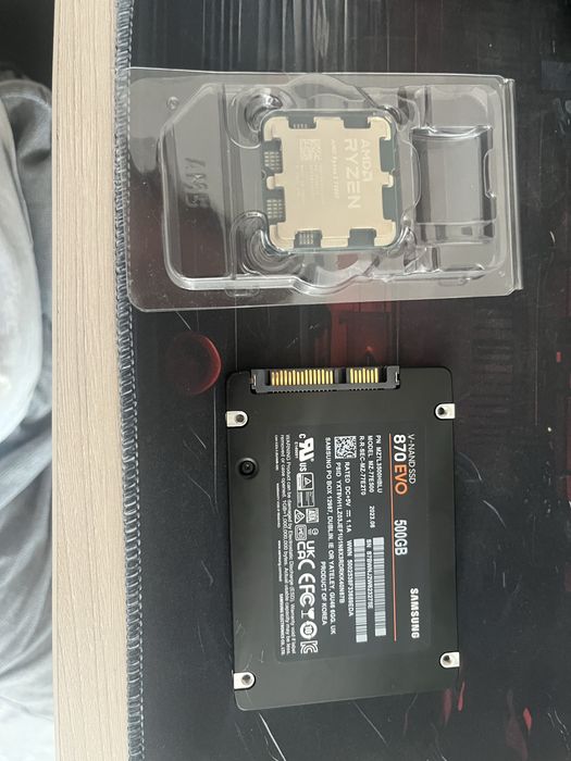Процессор Ryzen 5 7500f и ссд 500гб