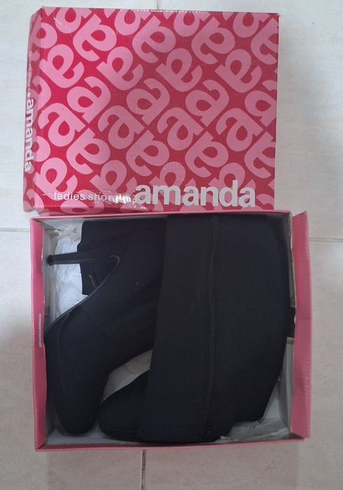 Botine negre elegante