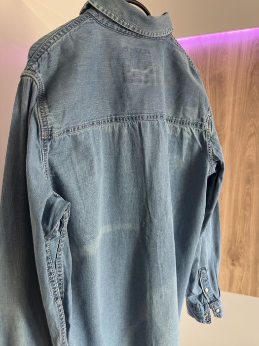 Zara синя дънкова риза размер L