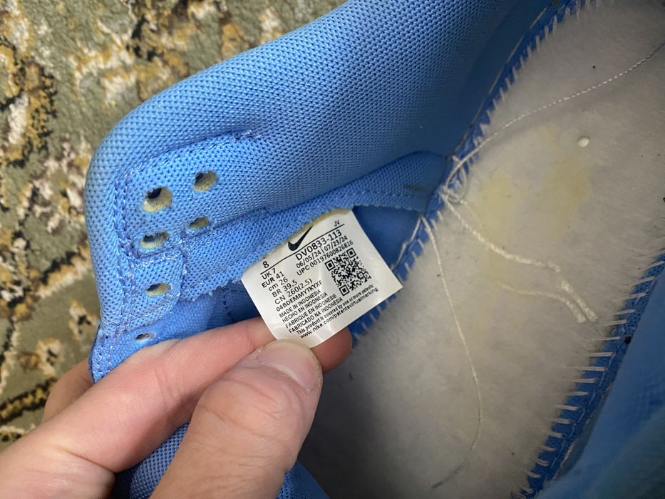 оригинальный nike dunk low retro university blue