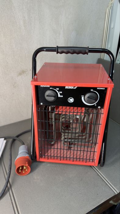 Калорифер DED9922, Dedra, 5000W, Червен