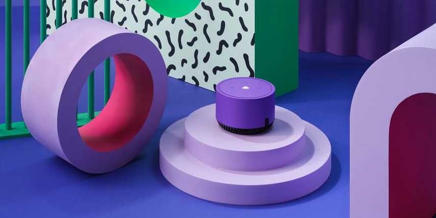 Умная колонка Яндекс Станция Лайт с Алисой, 5Вт (фиолетовый)