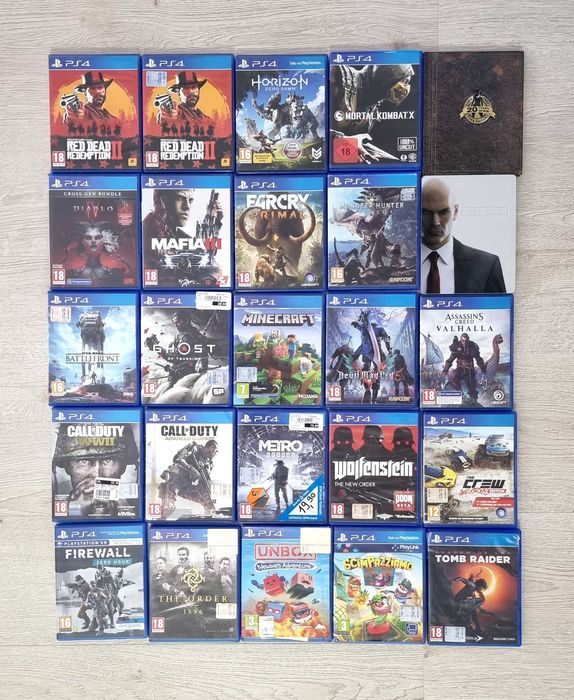 Jocuri PS4, Red Dead Redemption 2, Minecraft, Diablo 4, Ghost of Tsushima, Tomb Raider 20th Anniversary