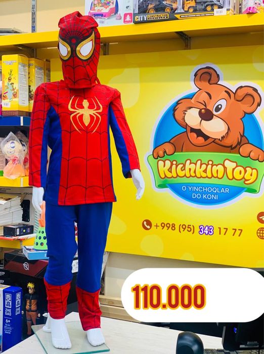 Chelovek pauk spider man человек паук Детский машина Самокат Samokat