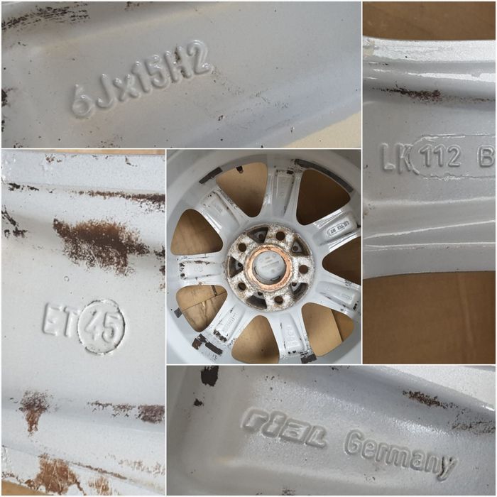 jante aliaj 15; 5x112; Vw Golf 5, 6, 7, Caddy, Touran, jetta