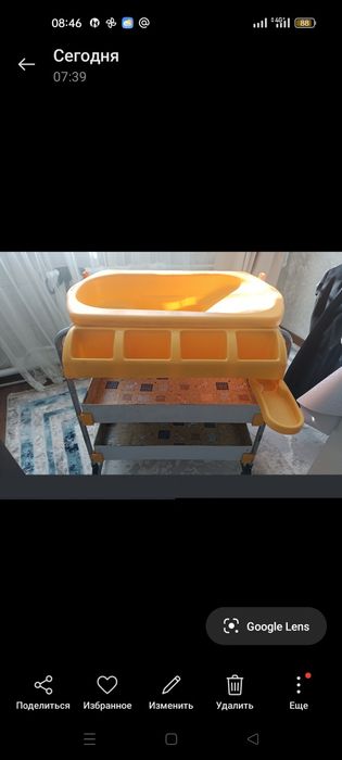 Продам пеленальный столик с ванночкой