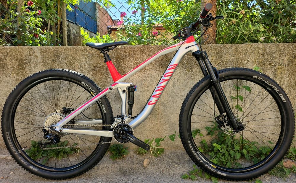 Canyon Neuron 29 цола М размер 2х11 XT Скорости  Rockshox Recon,  Fox shock Алуминиев Трайл велосипед