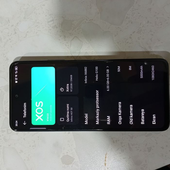 Infinix hot 50. 256gb 6+6