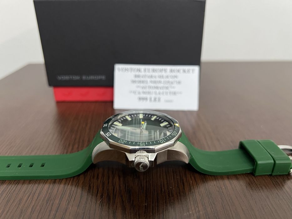 Amanet Royal CB: Ceas Vostok Europe Rocket Automatic ca nou la cutie factura bratara silicon model nh35-225a710