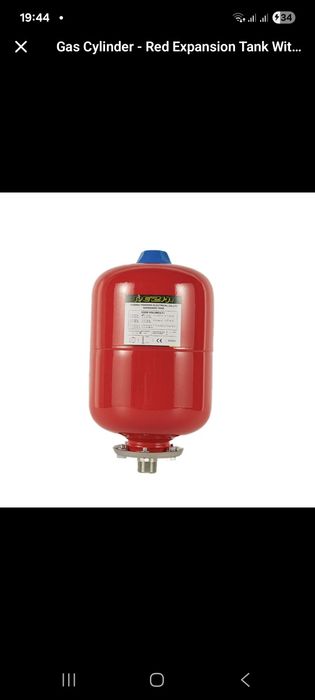 Rashitilniy bak CRW 35 L (Qizil, 10 bar)