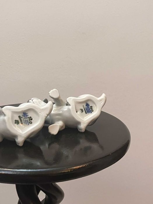 Set doua bibelouri portelan Danemarca Royal Copenhagen marcate anseriate bibelou