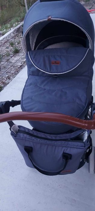 Детска комбинирана количка Lorelli - Crysta 3 в 1, Blue