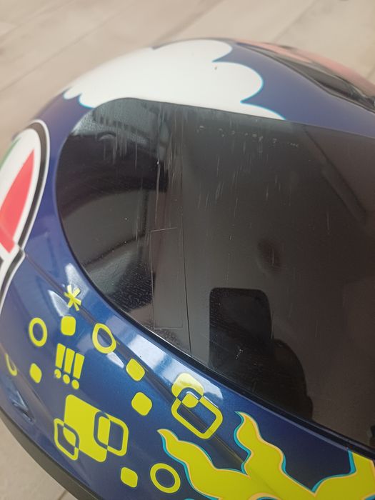 Колекционерска Лимитирана Agv K-3 L Valentino Rossi мото каска Роси