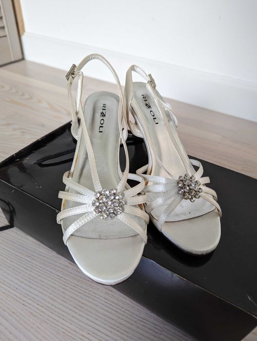 Pantofi albi Justin Morello 38