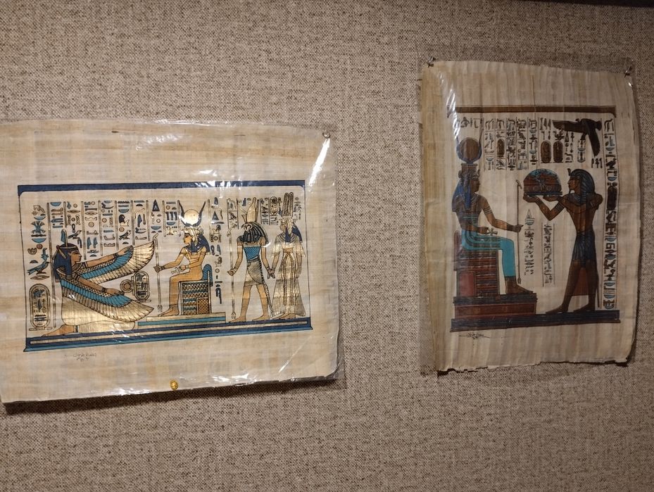 Папирус,Чеканка Египет
