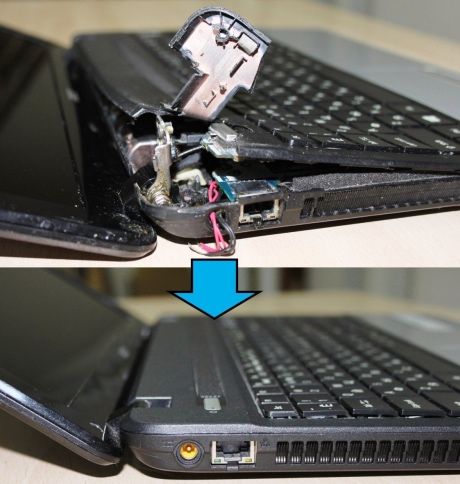 Замена экрана, ремонт корпуса