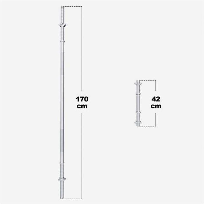 *Set ciment piept + gantere 130kg