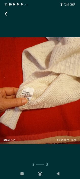 2 bluze tricotate lînă,mohair mar L