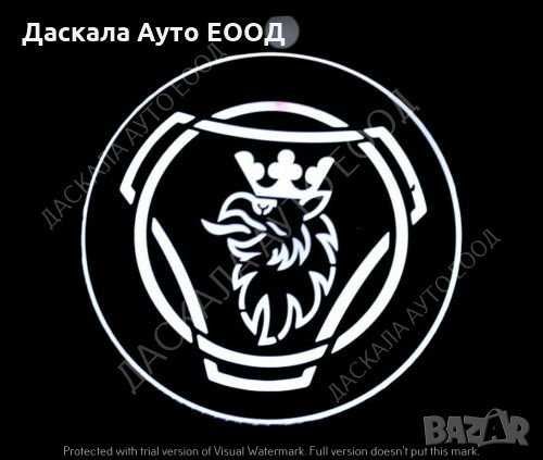 1бр. LED ЛЕД Габарити за огледало на СКАНИЯ SCANIA с грифин , ОБЕЦИ, 24V , 2 модела