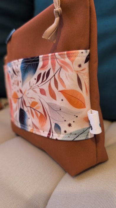 Beauty bag / Borseta impermeabila cosmetice, softhsell, handmade