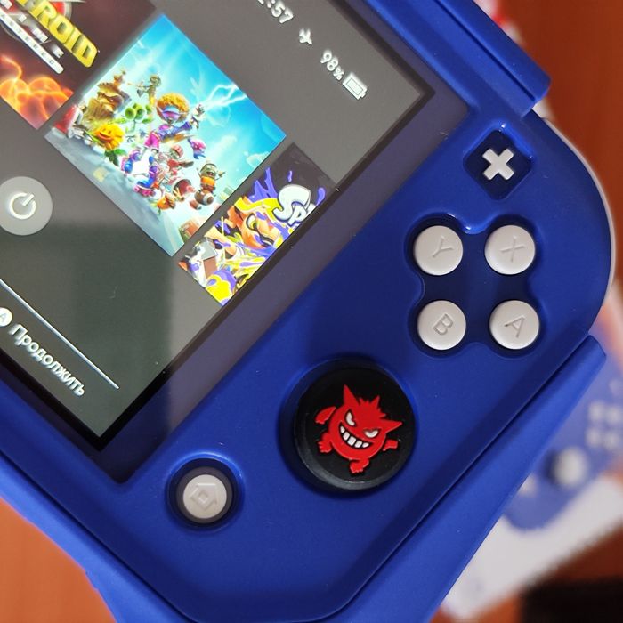 Nintendo switch lite прошитая, цвет синий
