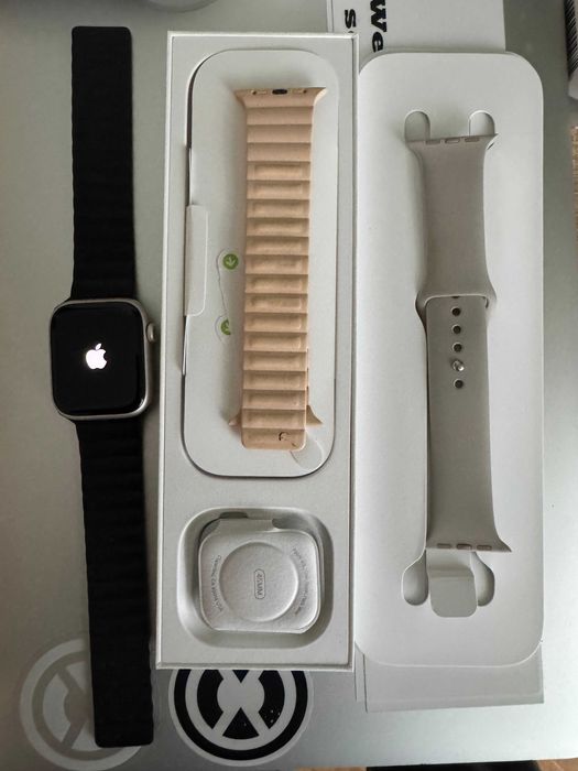 Apple watch seria 9 grey 45mm impecabil