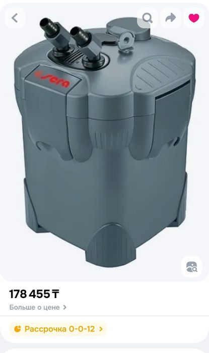 Внешний фильтр для аквариума