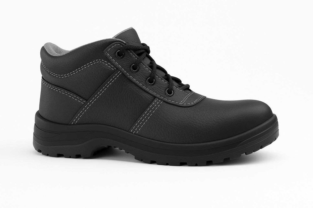 Ботинки рабочие черный Кожа, размеры:39-46