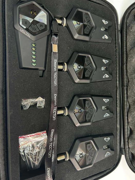 Сигнализатори DELPHIN Tecton 4+1 Set Bait Alarm / ЧИСТО НОВИ
