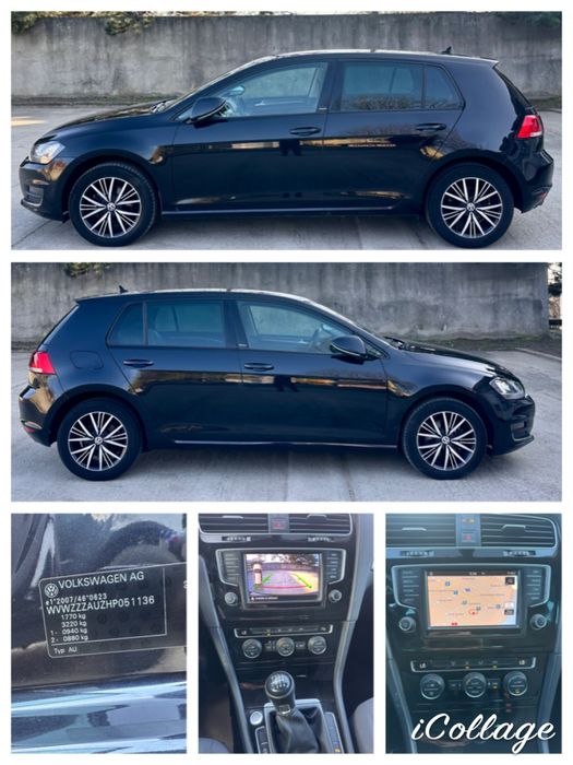 VW Golf 7/1.4 Tsi 125CP/Euro 6/Navi /Camera /Xenon/Km Reali