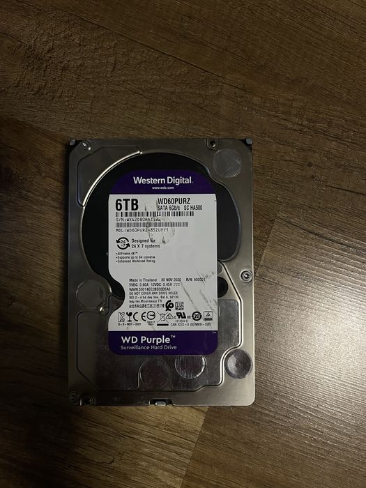 Hardisk WD Purple 6tb