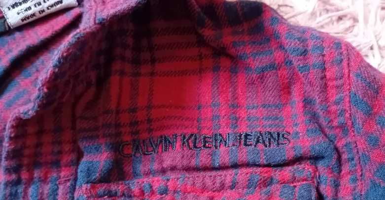 Оригинална бебешка риза Calvin Klein - размер 86
