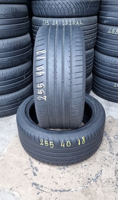 2 Anvelope Vară Good Year 255 40 R18 RUN-FLAT Stare Perfectă.