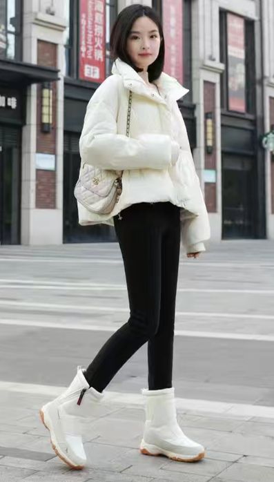 Сапоги белые 43-44 размер