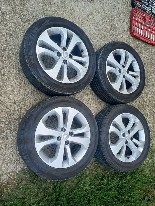Jante aliaj 16"orig.DACIA Logan/Sandero/Lodgy/Dokker anv.Vara 195/55/16 profil bun