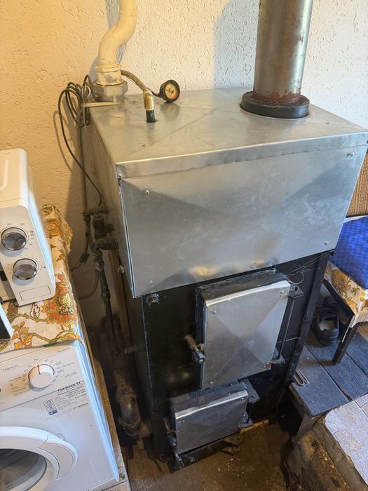 Vand cazan pe lemne cu boiler