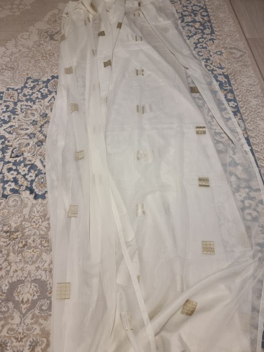 Продам  тюли цвет шампанское